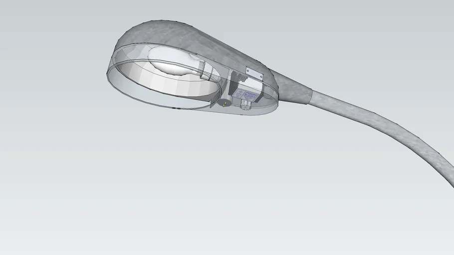 Debreceni Fémfeldolgozó (DEFÉM) TIBA 125 Mercury Vapour Street Light Fixture