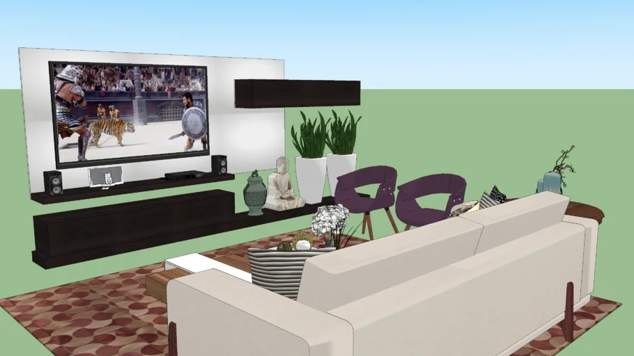 Sala de Estar com TV