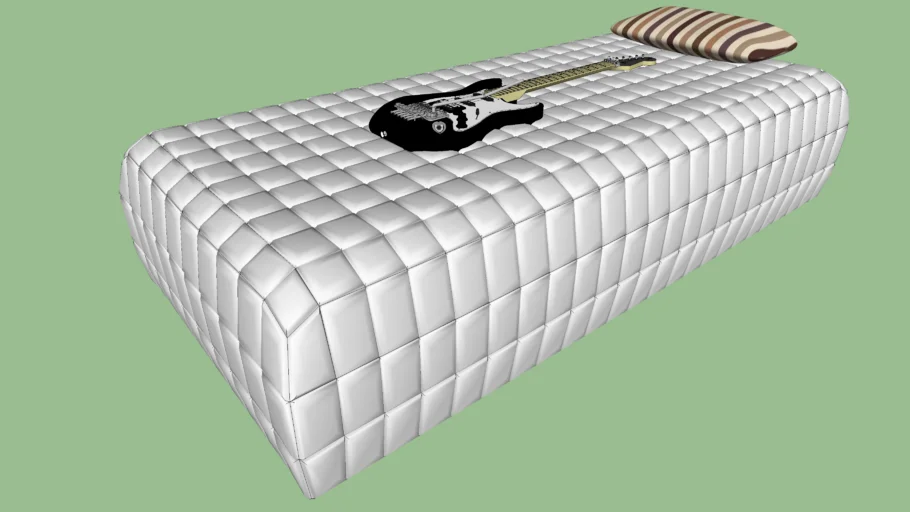 Cama box de solteiro já decorada