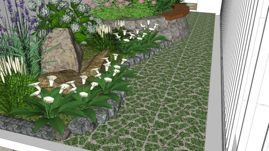 The small garden in Berriver