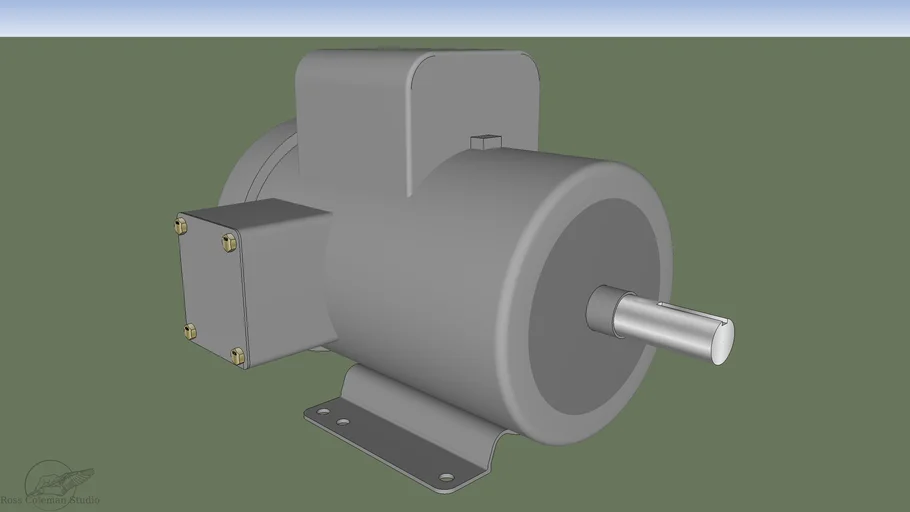 Electric Motor NEMA 56 AC 5 Hp
