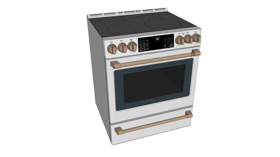 Café™ 30" Smart Slide-In, Front-Control, Induction and Convection Range with Warming Drawer