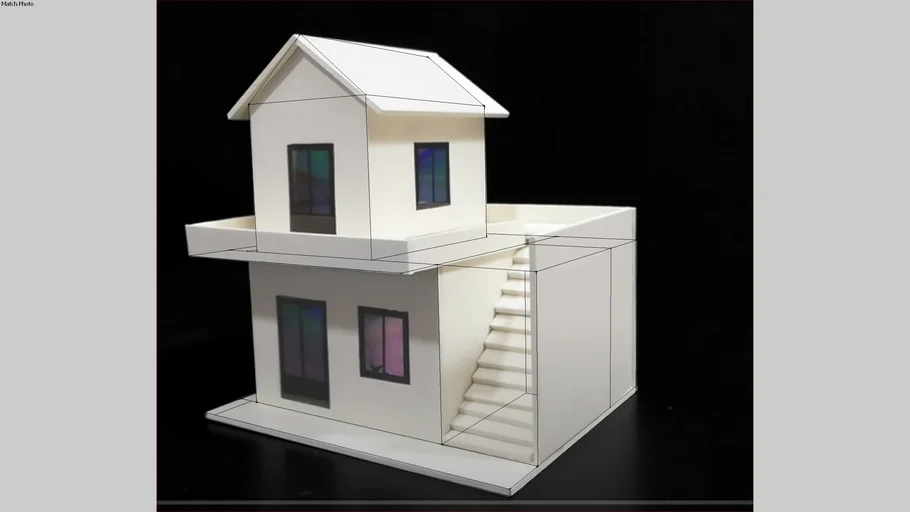 Stick Es Krim Rumah 12 (Ice Cream Stick Craft House) #rumahSketch