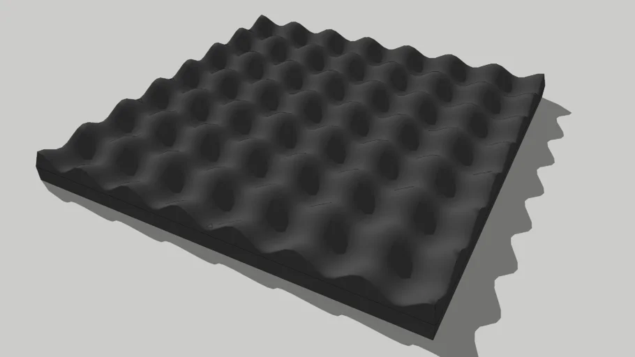 espuma acústica 50x50cm (acoustic foam)