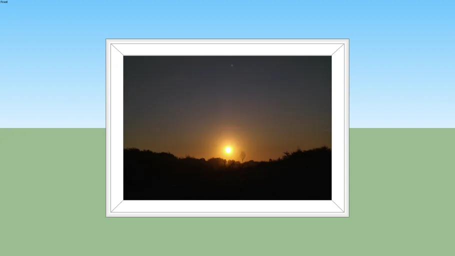 lukisan senja