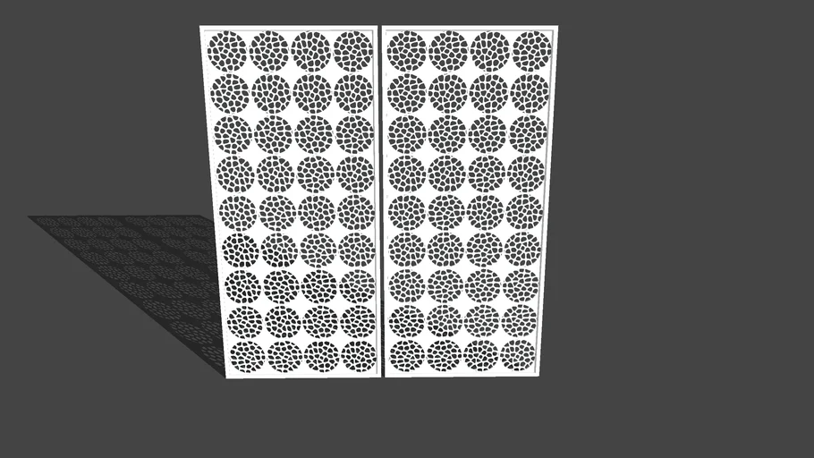 VORONOI CIRCLE 5 Room Divider
