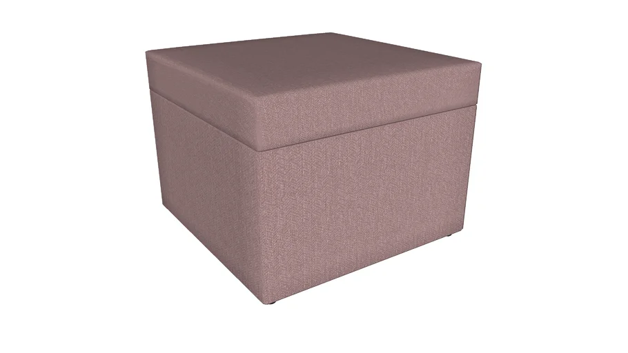 Puff Baul Piston 50 X 50 Rosa