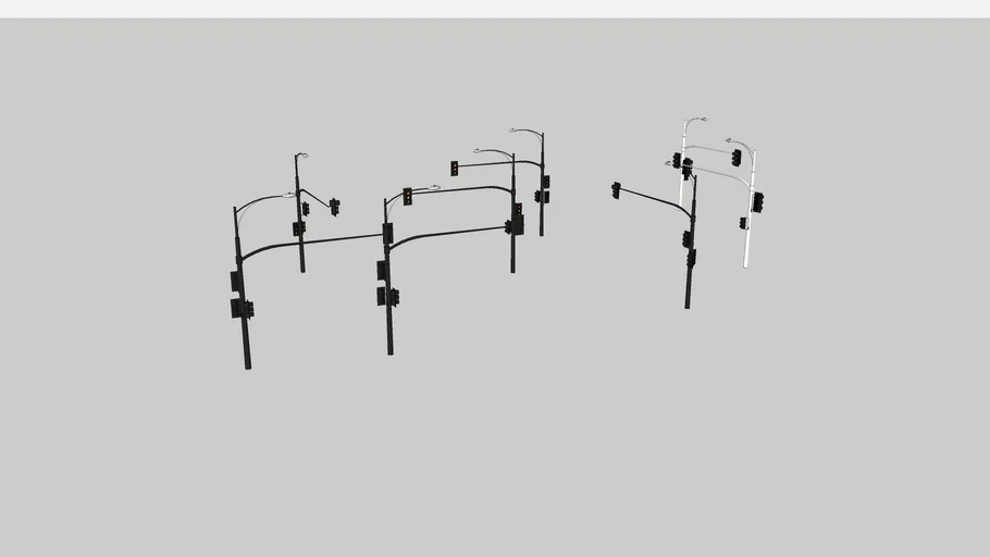 My oldest traffic signal set from 2011