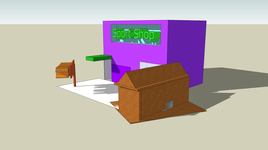 Penguin Club sportshop also made by toontown no after toontown