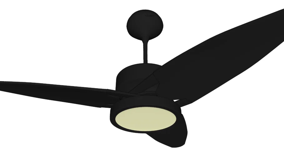 PROPELLER BLACK- Designer Fan by Fanzart VRAY Ready Fan