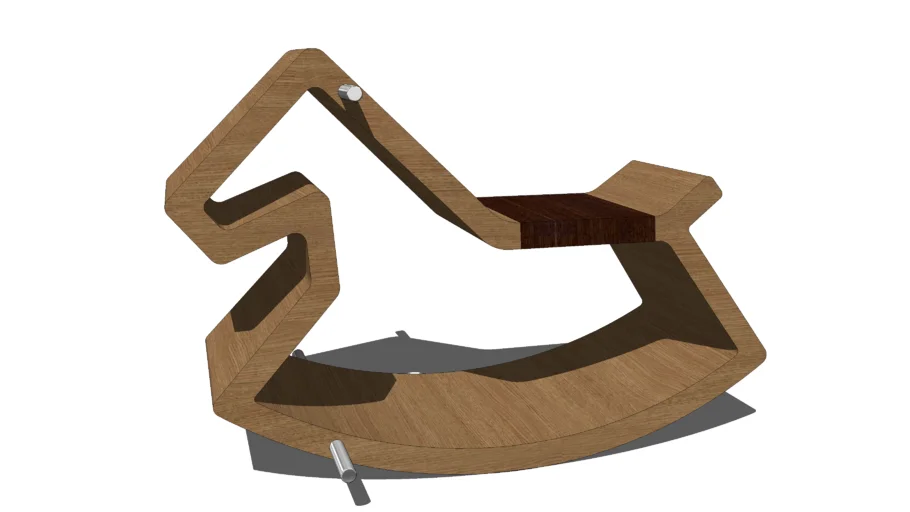 wooden rocking horse 2 | 3D Warehouse
