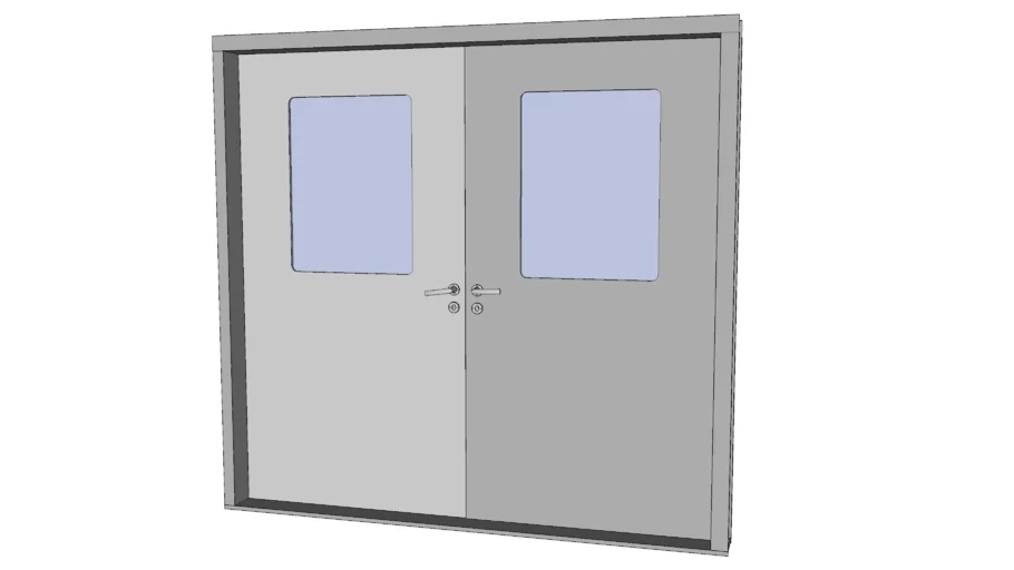 Porta Palmetal em aço inox para centro cirúrgico