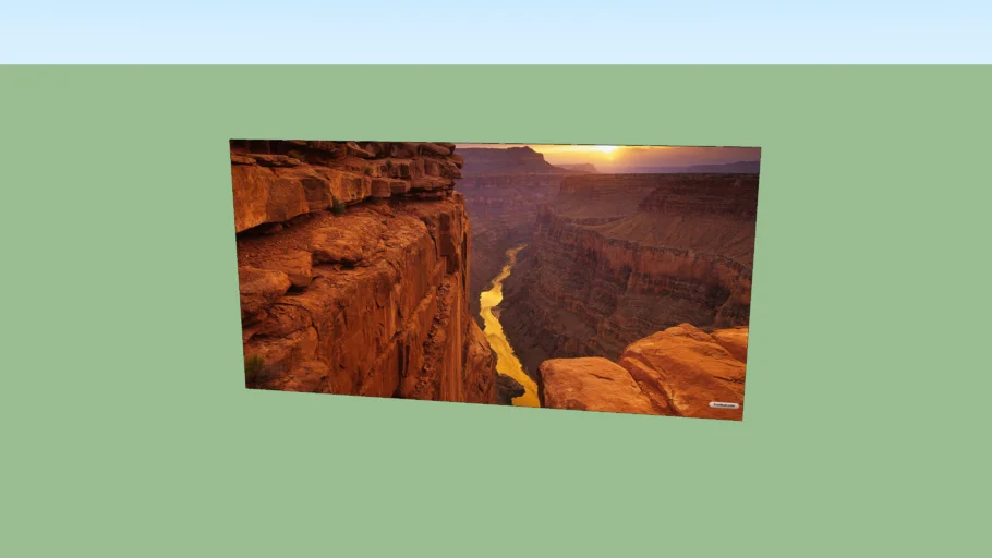 Grand Canyon wall painting