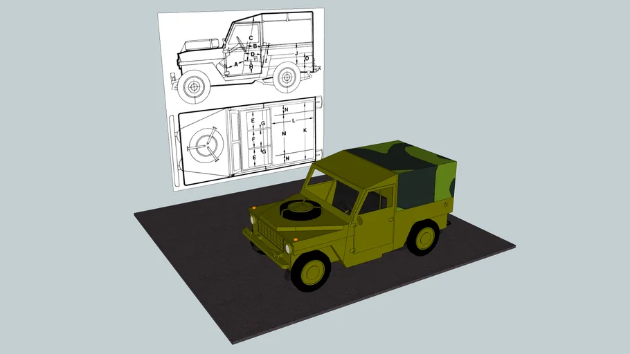 Land Rover military 1980 | 3D Warehouse