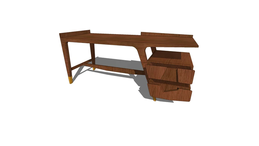 Gio Ponti AP 1025 Desk (Circa 1953)