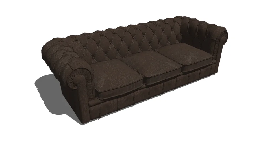 Sofá Chesterfield capitonê