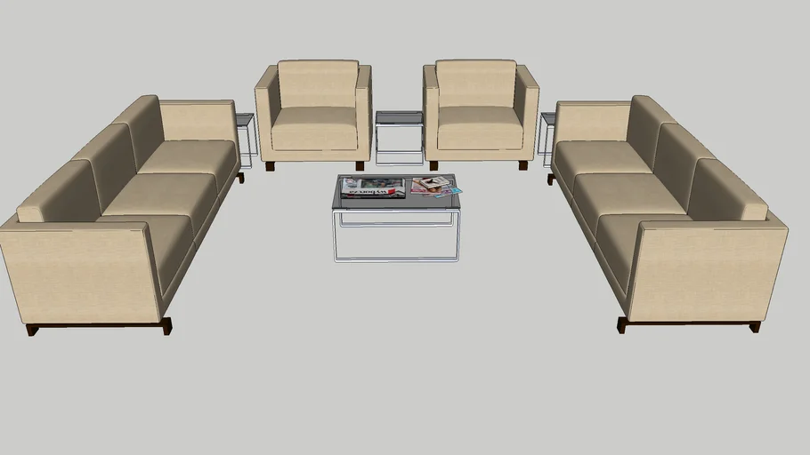 Luxurious Sofa Set
