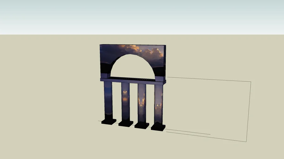 Cloudy Columns | 3D Warehouse