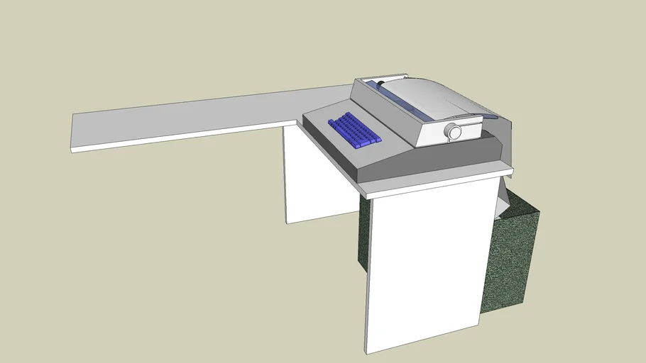 terminal typewriter and table for IBM system/370