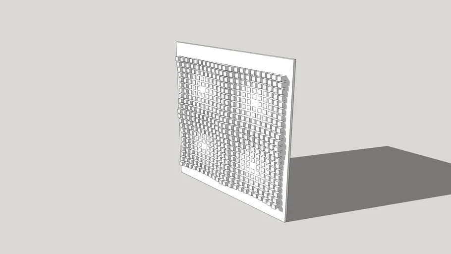 3D wall parametric design
