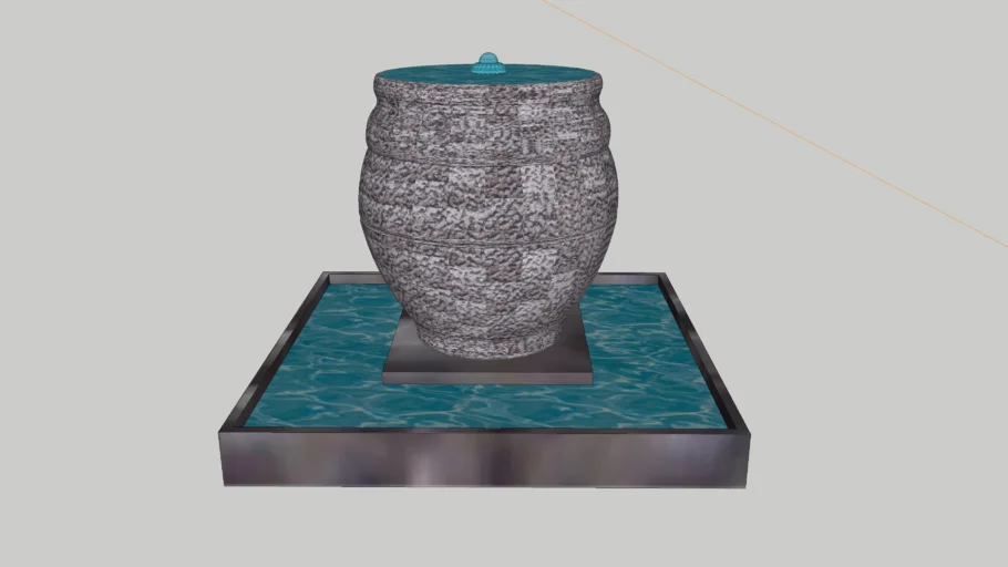 Fountain - Drum Urn - Malaga Imports - FS033