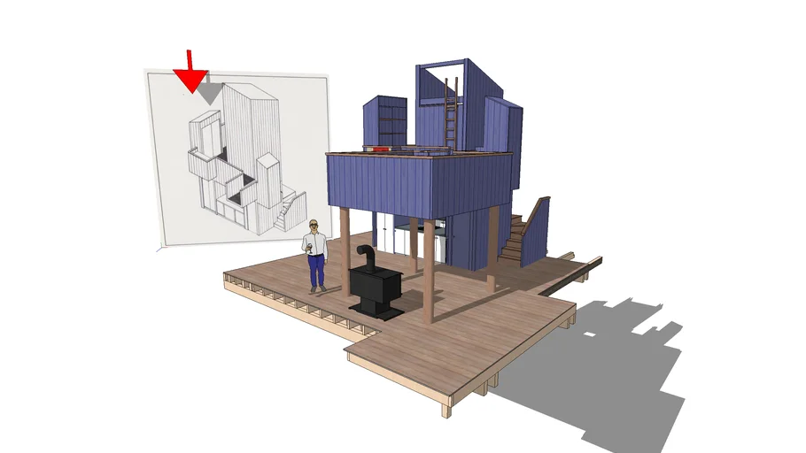 SEA RANCH, Condominium (interior), Charles Moore, MLTW, Unit1