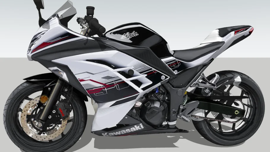 Kawasaki Ninja 250 White