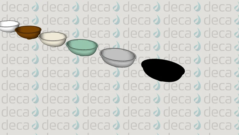 Cuba de Embutir Oval - Deca L.37