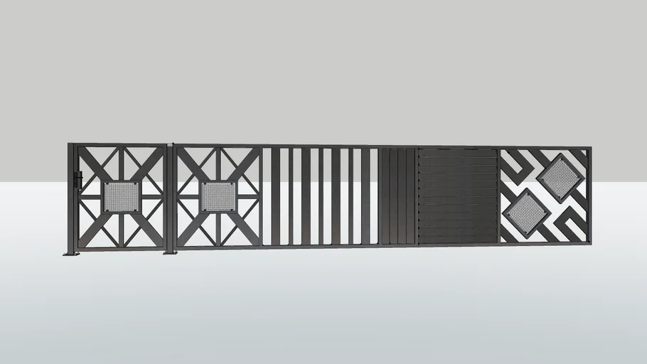 metal gate/fence square pipes