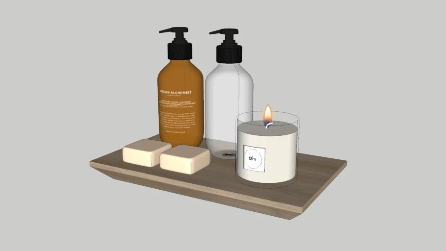 Vela Perfumada e Itens para banheiro