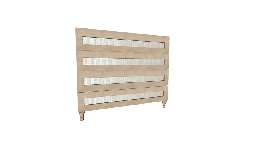 CÔMODA DE BEBÊ HAUS NATURE COM PALHA E 4 GAVETAS CARVALHO 110CM - Lilibee