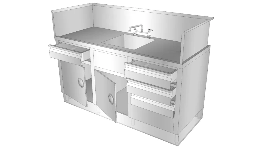 Commercial Sink Counter