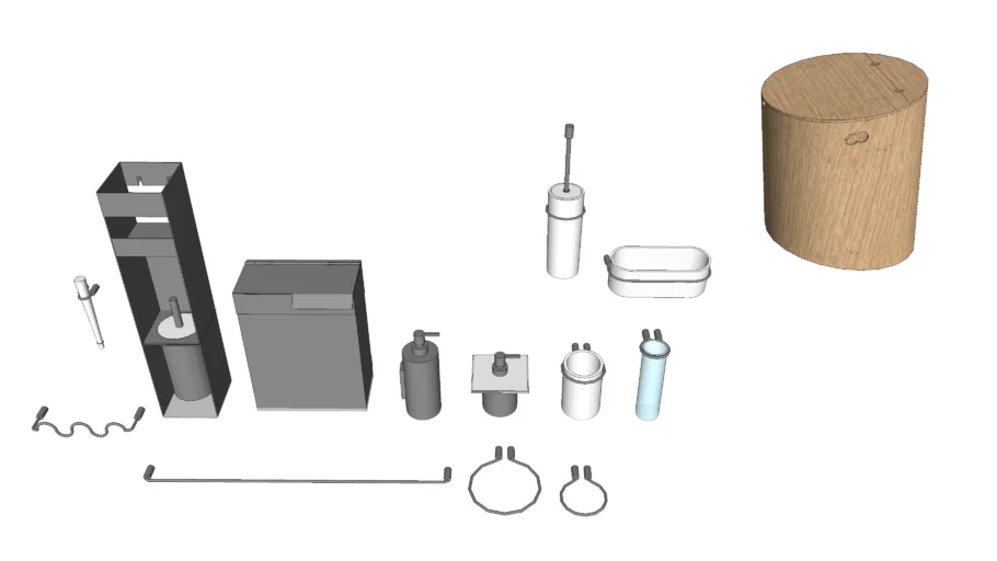 Toilet and bathroom accessories