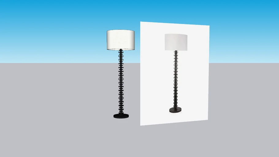 Fishbone Floor Lamp