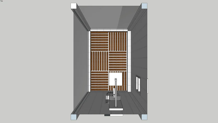 shower box pool house