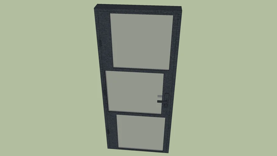 Porta Metal e Vidro