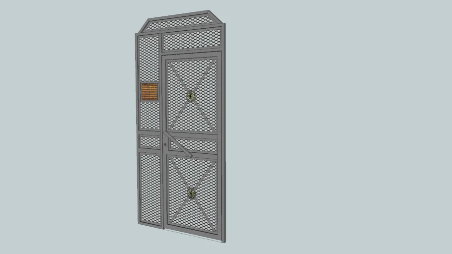 PUERTA REJA PARA GRANDES ABERTURAS