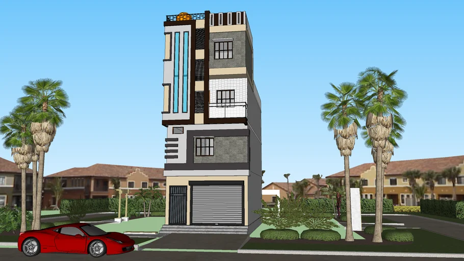 Indian style Residential Building
