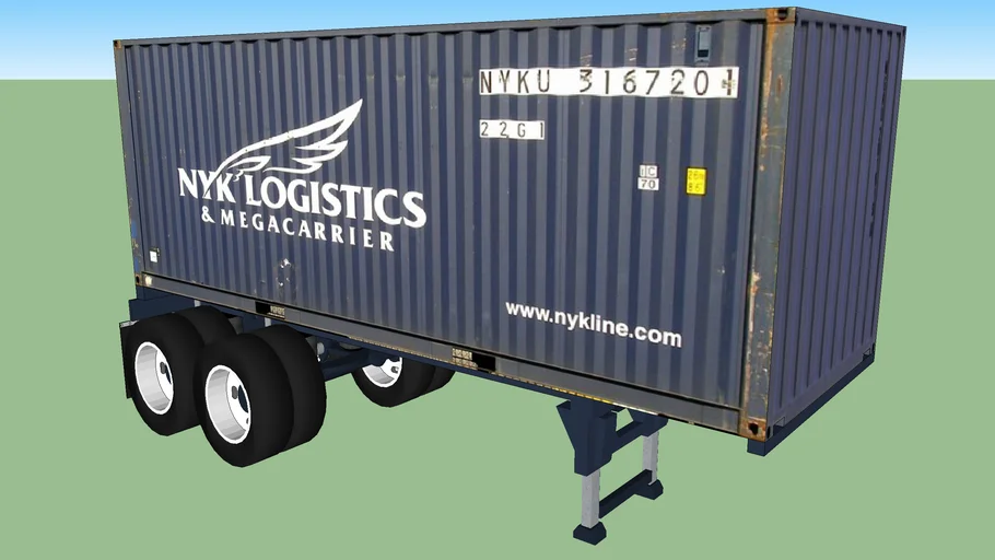 NYK LOGISTICS Container 20' on Chassis
