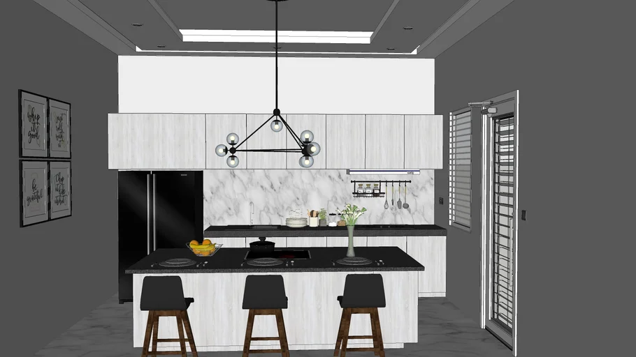 Simple Kitchen | 3D Warehouse