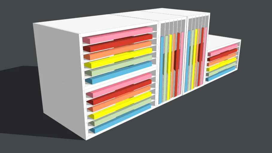 12" x 12" Stackable Paper Holder