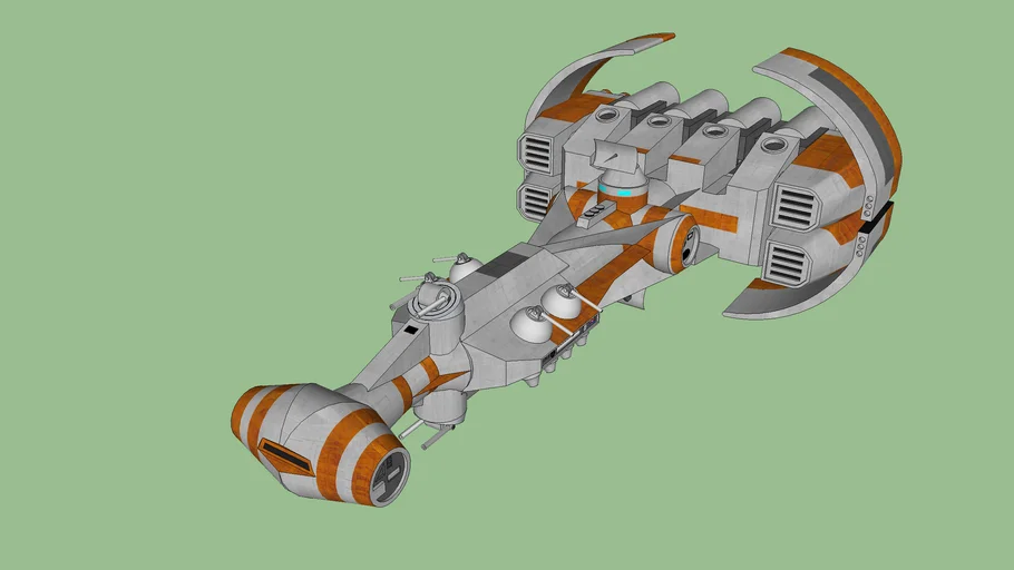 Modified CR90 Corellian Corvette, "Sundered Heart"