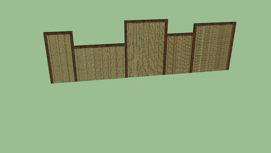 bamboo wall decoration