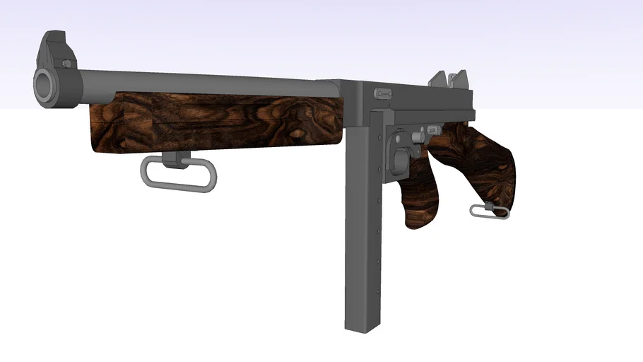 Thompson Gun | 3D Warehouse