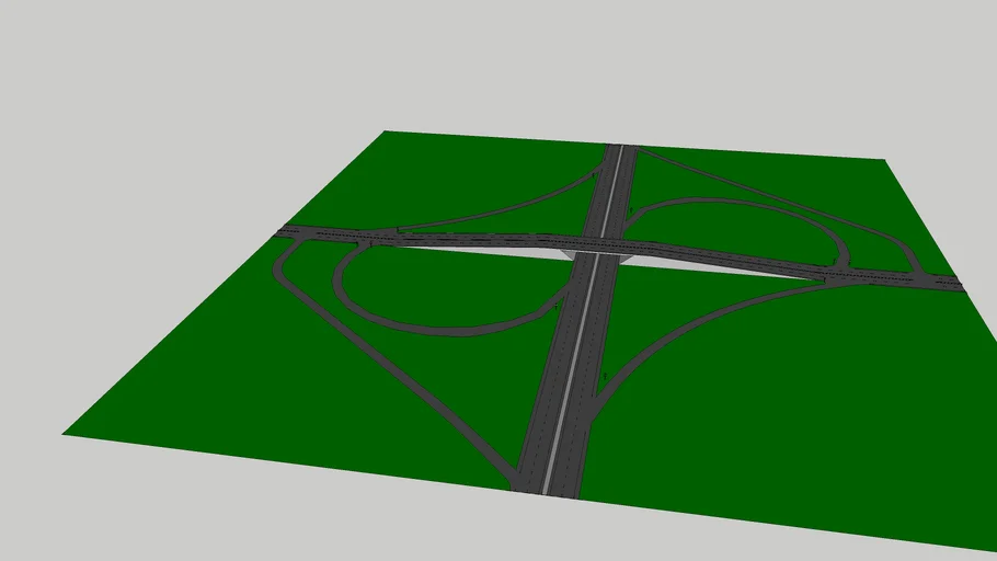 Freeway Interchange | 3D Warehouse
