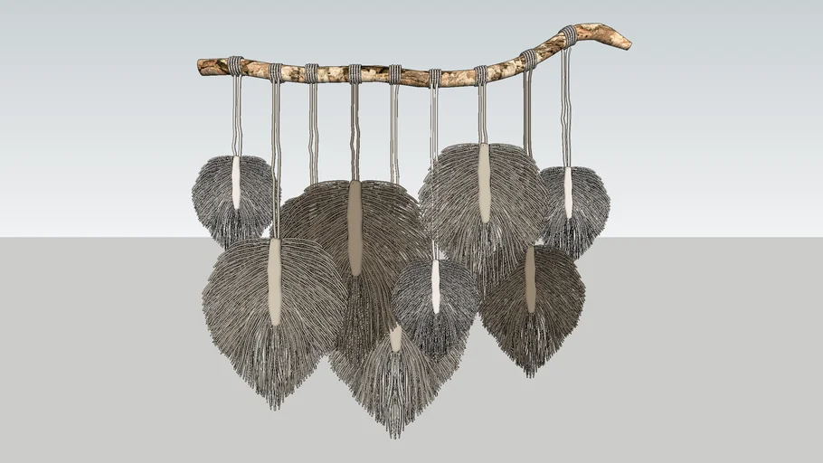 Decoração em macrame