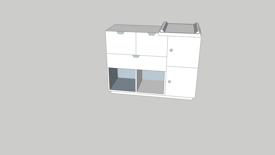Cambiador bebé 1,2 x 45 x 90