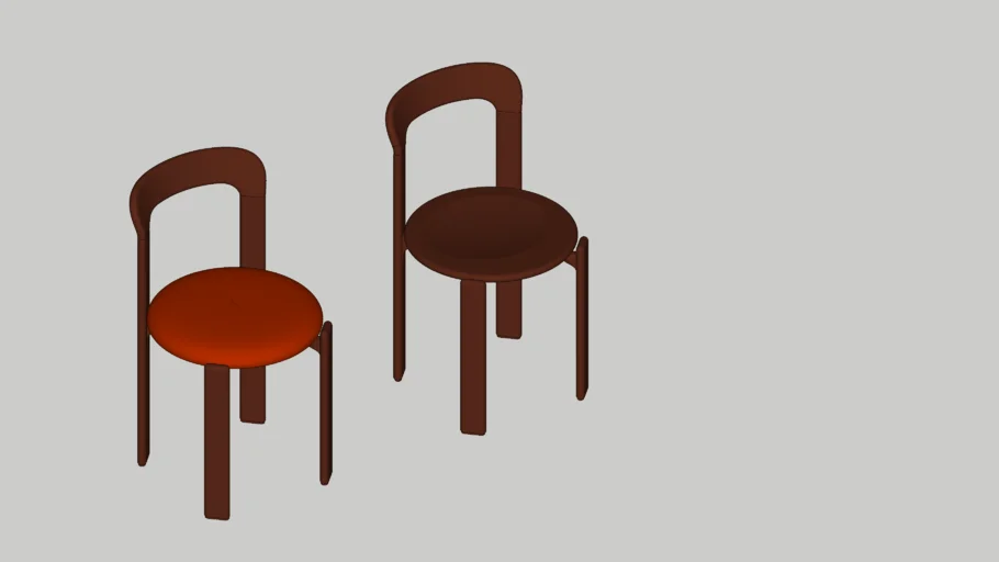 Hay Rey chair, with and without fabric seat