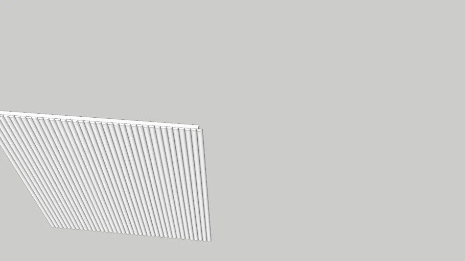 Reeded Panel