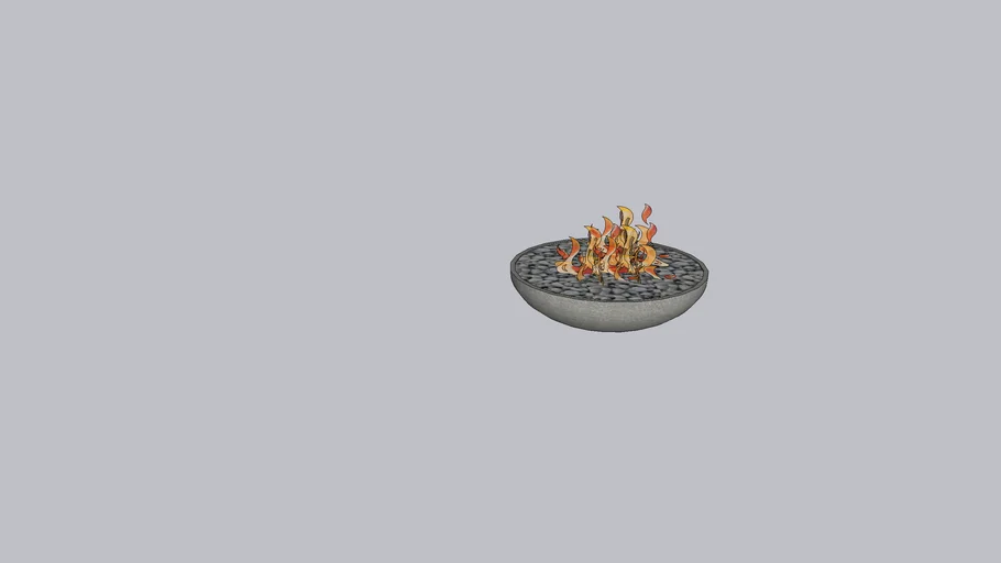 PALOFORM 48" MISO FIRE PIT ASH GRAY